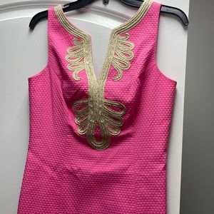 Lily Pulitzer hot pink shift dress